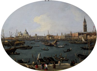 Ansicht des Bacino di San Marco in Venedig von Giovanni Antonio Canal